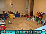 Игра Спрятанные предметы  детская комната